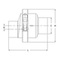 Check valve Series: SRTH10 Type: 8848H Stainless steel Butt weld ASME BPE